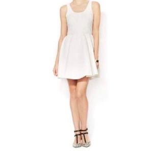 White On White Embroidered Dress